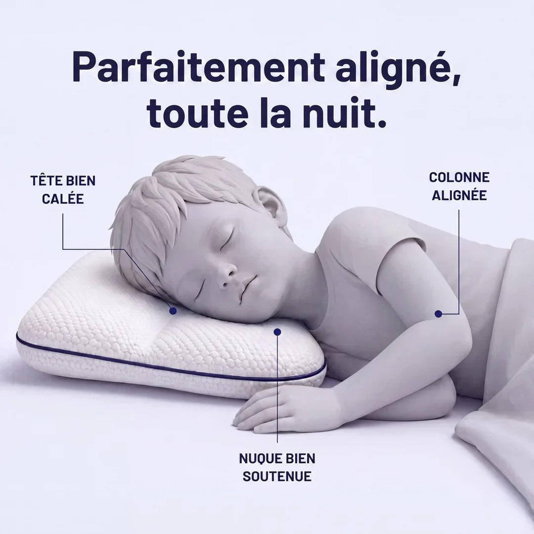 Oreiller ergonomique enfant