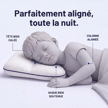 Oreiller ergonomique enfant