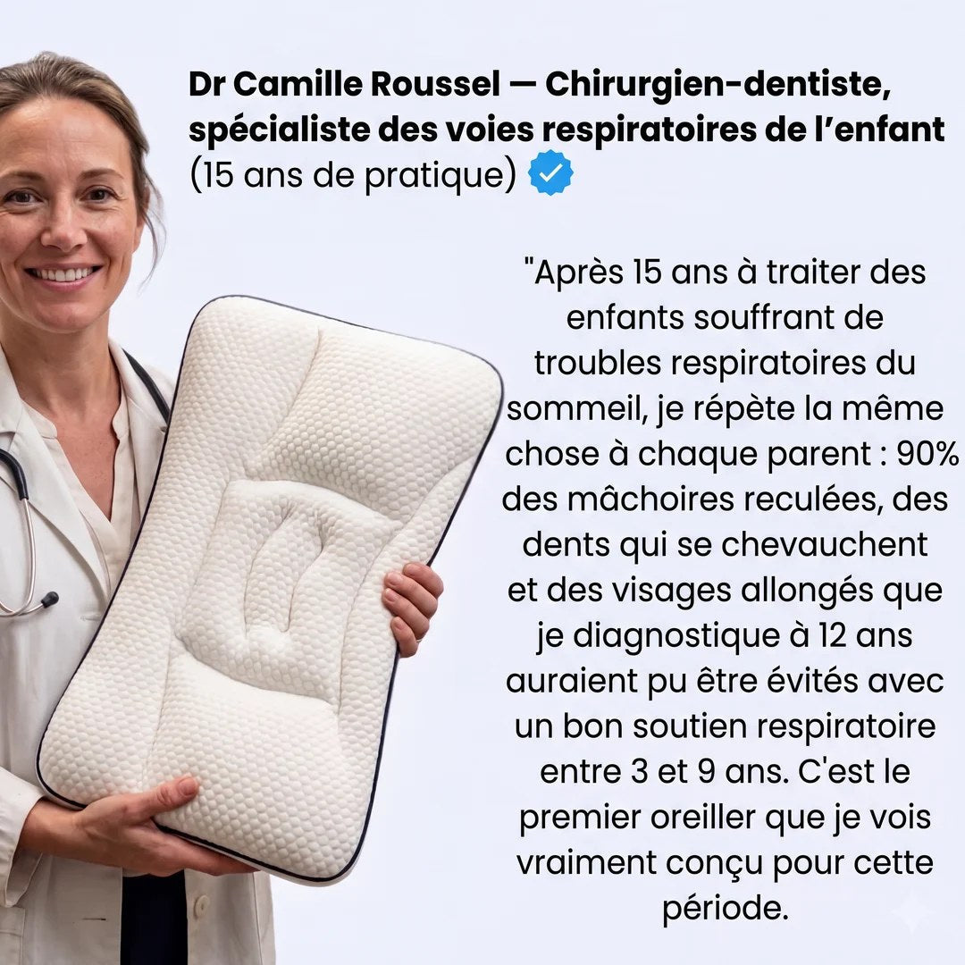 Oreiller ergonomique enfant